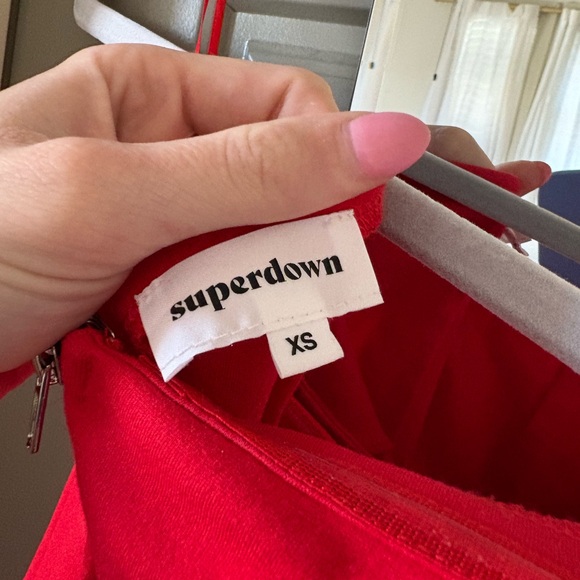 Superdown red fringe dress - Picture 4 of 4